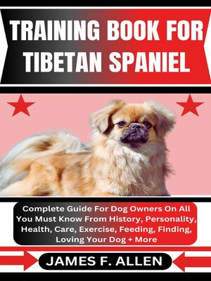cover image of TRAINING BOOK FOR TIBETAN SPANIEL